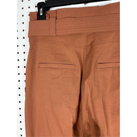 A.L.C Davis High-waist Belted Pants In Deep Amber size 4 - Picture 4 of 8